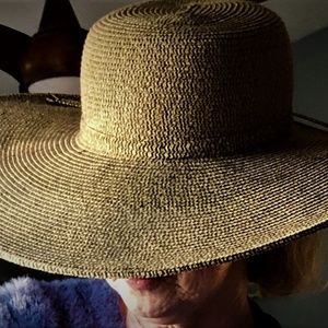 Scala Woven Straw Wide Brim Women's Hat